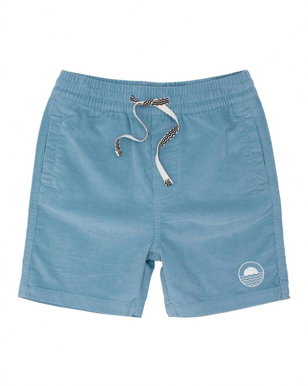 NEW FEATHER 4 ARROW kids' line up shorts in crystal blue